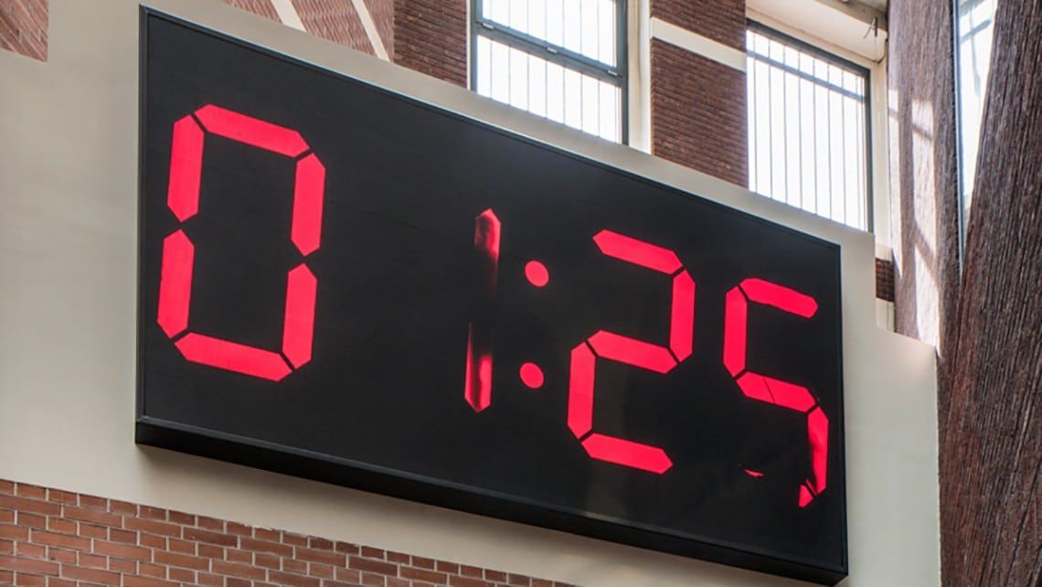 Analog Digital Clock - Maarten Baas - Kalverpassage Amsterdam